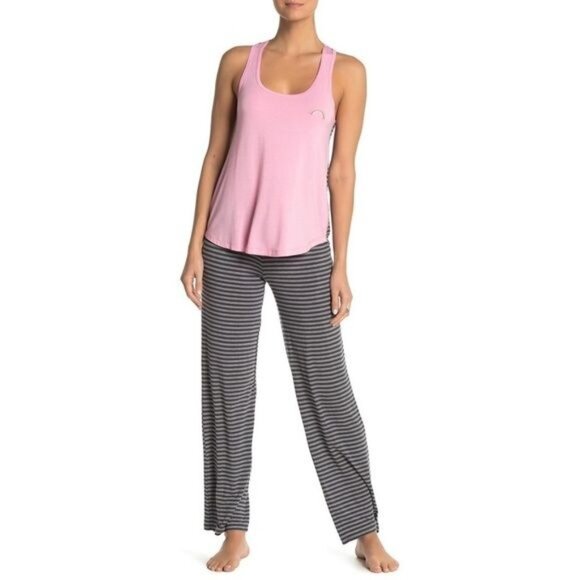 P.J Salvage Pink Rainbow Detail Tank - Picture 3 of 3